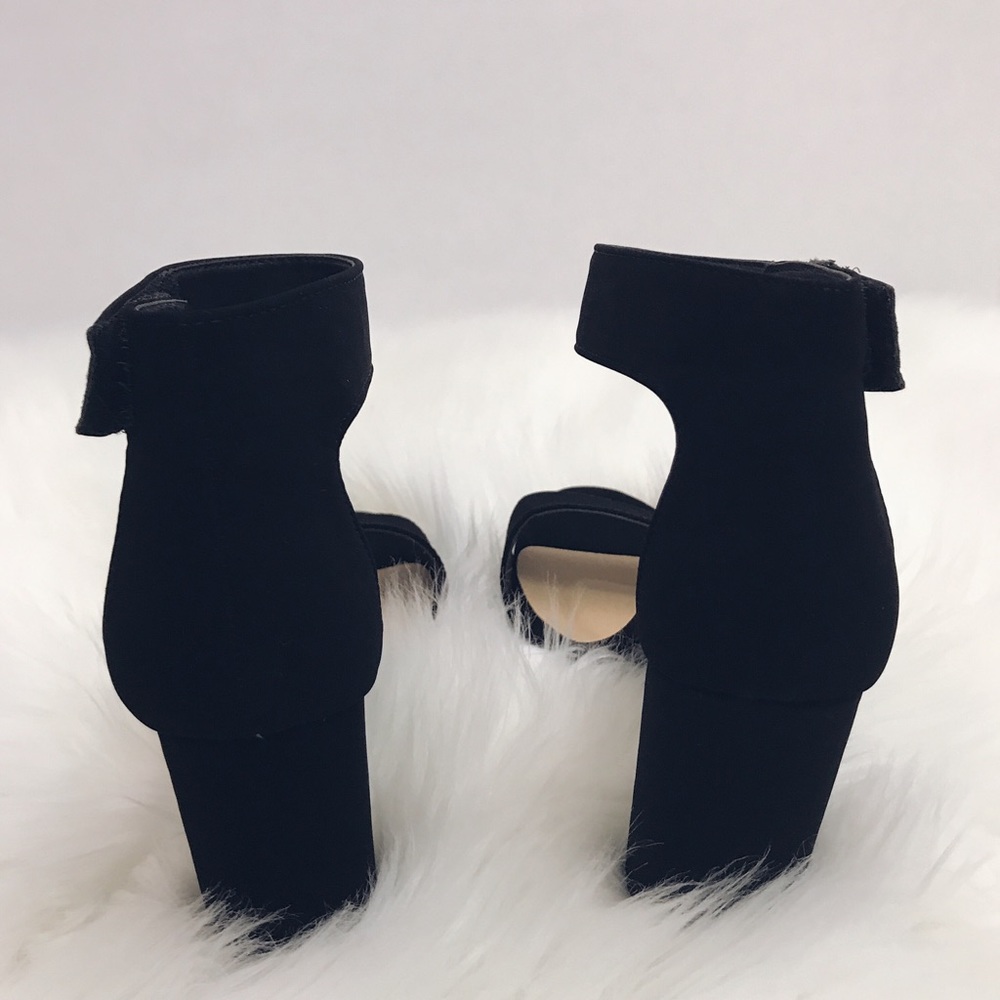 🆕 Haley - Black Ankle Strap Sandal Heels - Picture 6 of 6
